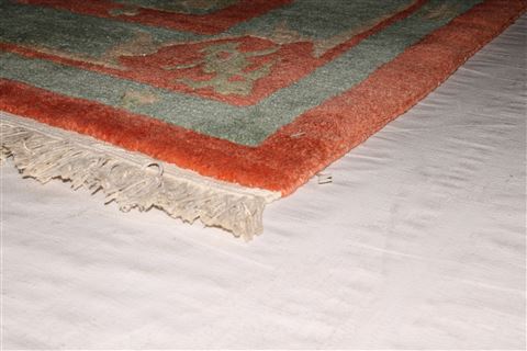 Indo-Nepal Blue Hand Knotted 59 X 90 Area Rug 400-16987 Image 11
