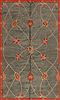 Indo-Nepal Blue Hand Knotted 59 X 90  Area Rug 400-16987 Thumb 8