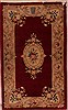 Isfahan Red Hand Knotted 30 X 50  Area Rug 400-16995 Thumb 0