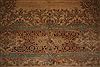 Kerman Brown Hand Knotted 79 X 99 Area Rug 400-16998 Thumb 26