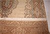 Kerman Brown Hand Knotted 79 X 99  Area Rug 400-16998 Thumb 28