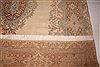Kerman Brown Hand Knotted 79 X 99 Area Rug 400-16998 Thumb 28