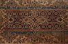 Kerman Brown Hand Knotted 79 X 99  Area Rug 400-16998 Thumb 15