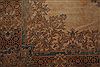 Kerman Brown Hand Knotted 79 X 99  Area Rug 400-16998 Thumb 19