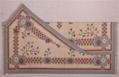 Gabbeh White Hand Knotted 92 X 121 Area Rug 400-16999 Image 6