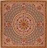 Elvan Brown Square Hand Knotted 63 X 65  Area Rug 400-17000 Thumb 0