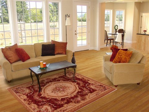 Isfahan Red Hand Knotted 50 X 82 Area Rug 400-17001 Image 4