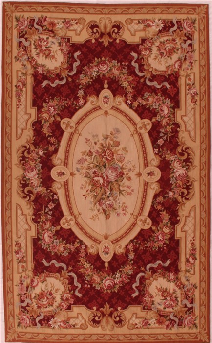 Isfahan Red Hand Knotted 50 X 82 Area Rug 400-17001 Image 0