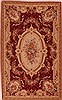 Isfahan Red Hand Knotted 50 X 82 Area Rug 400-17001 Thumb 0
