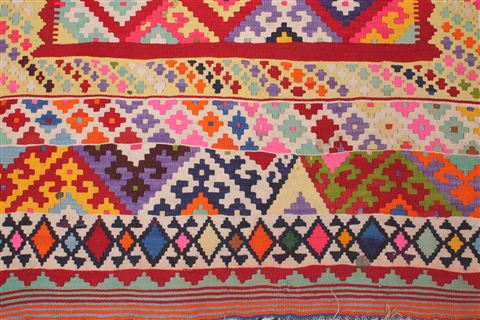 Kilim Red Hand Knotted 49 X 89 Area Rug 400-17010 Image 3