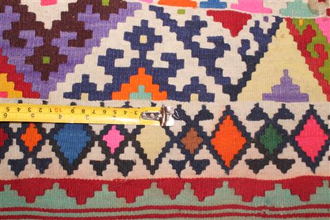 Kilim Red Hand Knotted 49 X 89 Area Rug 400-17010 Image 5