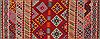 Kilim Red Hand Knotted 49 X 89 Area Rug 400-17010 Thumb 2
