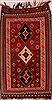 Kilim Red Hand Knotted 52 X 95  Area Rug 400-17012 Thumb 0