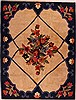 Modern Beige Hand Knotted 90 X 110  Area Rug 400-17014 Thumb 0