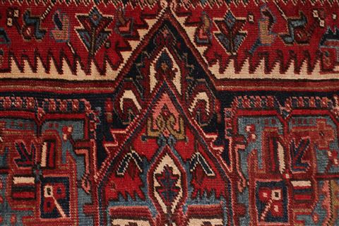 Heriz Red Hand Knotted 811 X 119 Area Rug 400-17018 Image 13