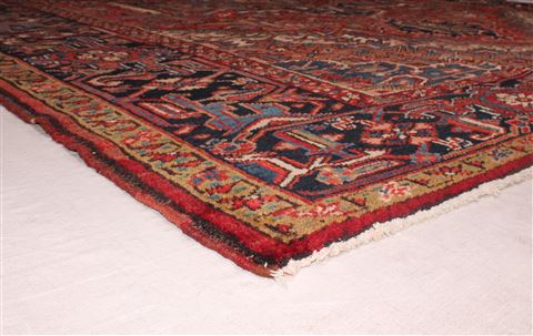 Heriz Red Hand Knotted 811 X 119 Area Rug 400-17018 Image 15