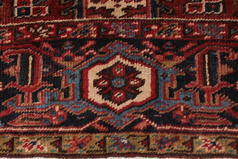 Heriz Red Hand Knotted 811 X 119 Area Rug 400-17018 Image 7