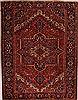Heriz Red Hand Knotted 811 X 119 Area Rug 400-17018 Thumb 0