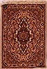 Isfahan Brown Machine Made 33 X 49 Area Rug 400-17021 Thumb 0