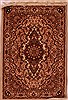 Isfahan Brown Machine Made 33 X 49  Area Rug 400-17021 Thumb 0