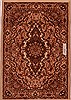 Isfahan Brown Machine Made 33 X 49  Area Rug 400-17022 Thumb 0