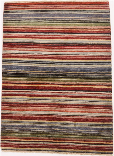 Gabbeh Multicolor Hand Knotted 46 X 60  Area Rug 250-17025 Image 0