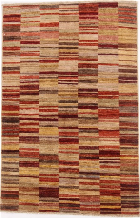 Gabbeh Multicolor Hand Knotted 41 X 63 Area Rug 250-17026 Image 0