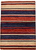 Gabbeh Multicolor Hand Knotted 44 X 511  Area Rug 250-17027 Thumb 0