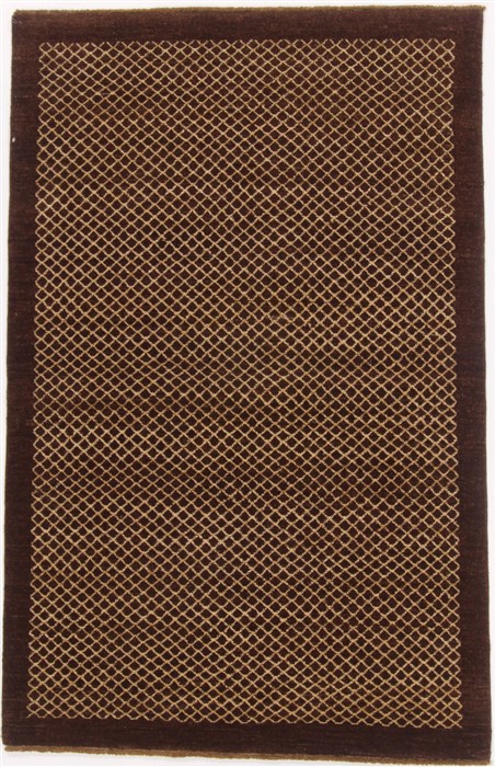 Gabbeh Brown Hand Knotted 40 X 62 Area Rug 250-17036 Image 0