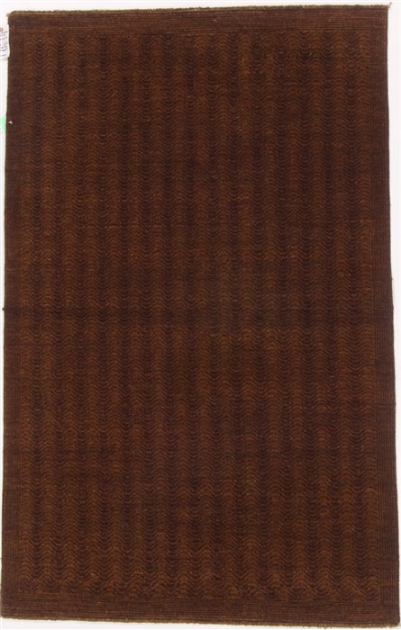 Gabbeh Brown Hand Knotted 40 X 63 Area Rug 250-17037 Image 0