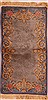 Modern Blue Hand Knotted 22 X 42 Area Rug 400-17048 Thumb 0