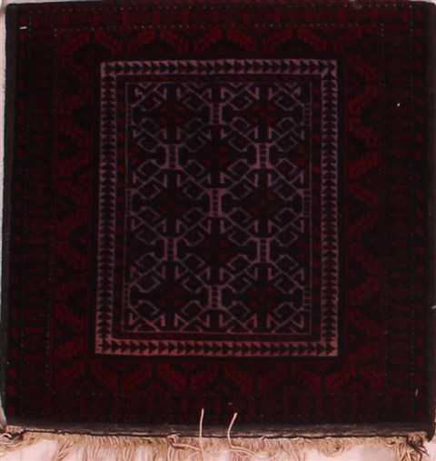 Turkman Purple Square Hand Knotted 20 X 22  Area Rug 400-17053 Image 0