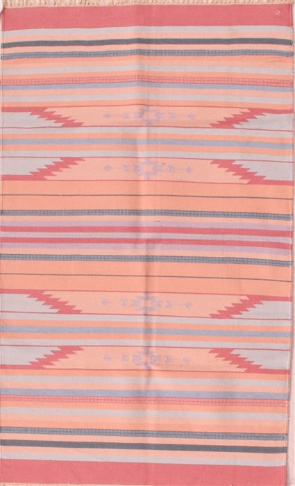 Kilim Orange Hand Knotted 30 X 411 Area Rug 400-17055 Image 0