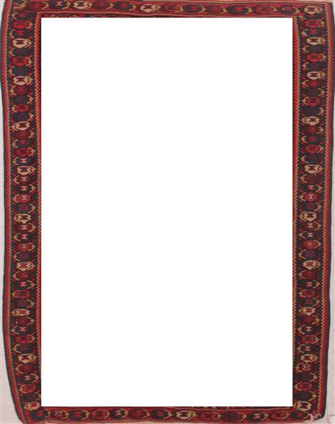 Kilim Red Hand Knotted 30 X 40 Area Rug 400-17063 Image 1