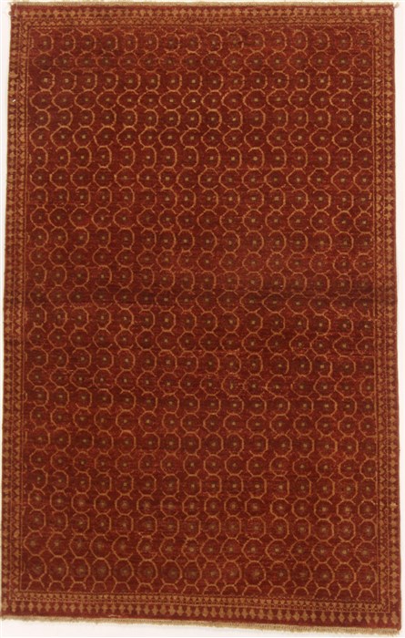 Gabbeh Red Hand Knotted 40 X 62 Area Rug 250-17066 Image 0
