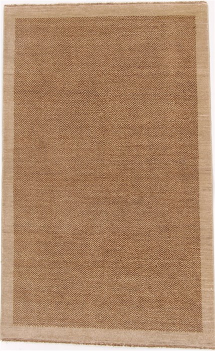 Gabbeh Brown Hand Knotted 40 X 65 Area Rug 250-17069 Image 0