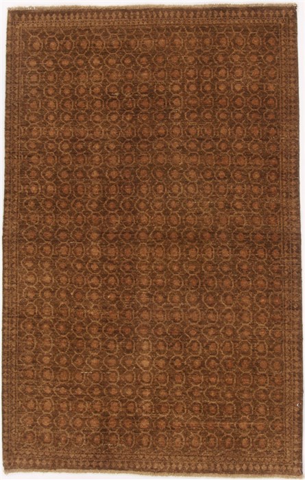 Gabbeh Brown Hand Knotted 40 X 62 Area Rug 250-17070 Image 0