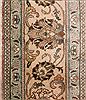 Tabriz Purple Square Hand Knotted 97 X 114 Area Rug 400-17071 Thumb 7