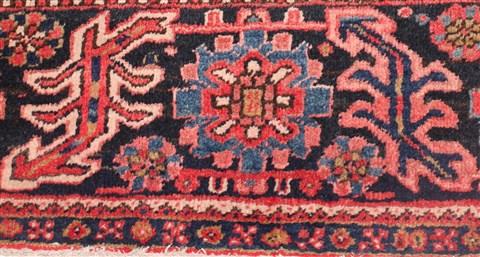 Heriz Red Hand Knotted 101 X 137 Area Rug 400-17072 Image 5