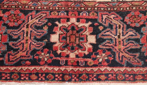 Heriz Red Hand Knotted 101 X 137 Area Rug 400-17072 Image 6