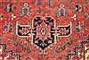 Heriz Red Hand Knotted 101 X 137  Area Rug 400-17072 Thumb 10