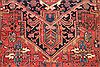 Heriz Red Hand Knotted 101 X 137  Area Rug 400-17072 Thumb 11