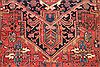 Heriz Red Hand Knotted 101 X 137 Area Rug 400-17072 Thumb 11