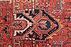 Heriz Red Hand Knotted 101 X 137  Area Rug 400-17072 Thumb 12