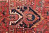 Heriz Red Hand Knotted 101 X 137 Area Rug 400-17072 Thumb 12