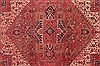 Heriz Red Hand Knotted 101 X 137  Area Rug 400-17072 Thumb 1