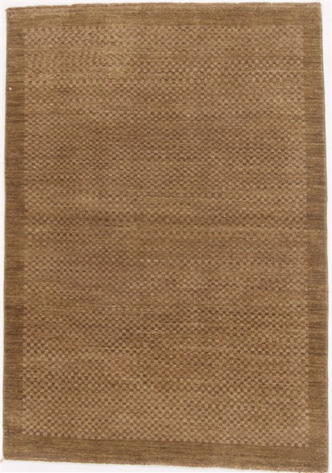 Gabbeh Green Hand Knotted 41 X 59 Area Rug 250-17076 Image 0