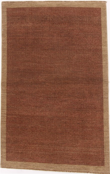 Gabbeh Brown Hand Knotted 40 X 63 Area Rug 250-17077 Image 0