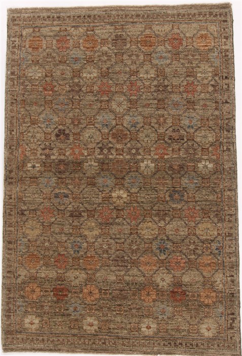 Gabbeh Multicolor Hand Knotted 40 X 60 Area Rug 250-17078 Image 0