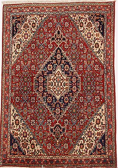 Persian Tabriz Brown Rectangle 3x5 ft Wool Carpet 17081